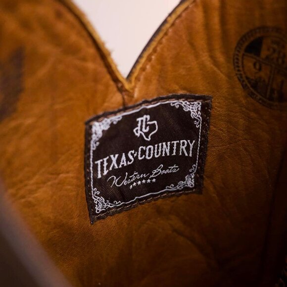 Texas Country Official Python Boots (Round Toe) - Picture 9 of 12